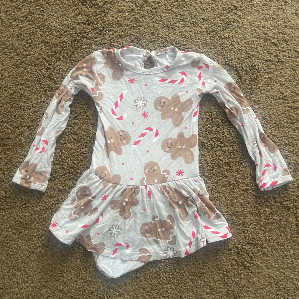 Bums & Roses Gingerbread Christmas Dress